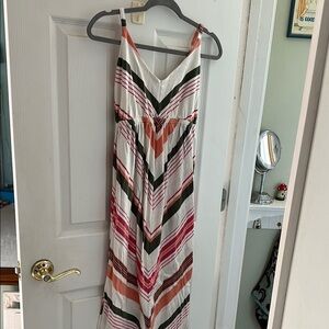 Striped Maxi Dress - Multicolor